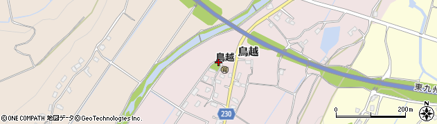 福岡県豊前市鳥越454周辺の地図