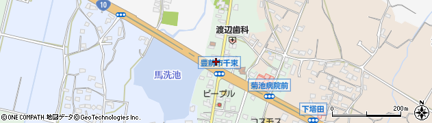 福岡県豊前市千束260周辺の地図