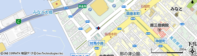 福岡県福岡市博多区築港本町周辺の地図