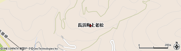 愛媛県大洲市長浜町上老松周辺の地図