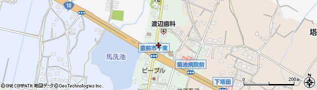 福岡県豊前市千束172周辺の地図