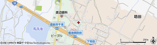 福岡県豊前市千束153周辺の地図