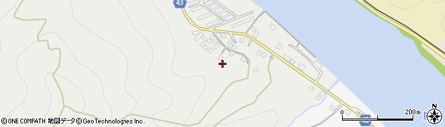 愛媛県大洲市長浜町沖浦117周辺の地図