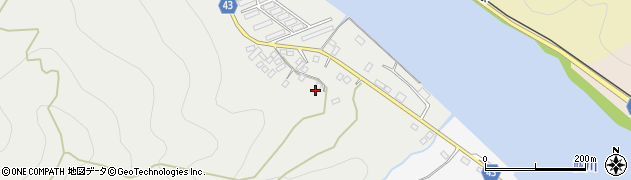 愛媛県大洲市長浜町沖浦162周辺の地図