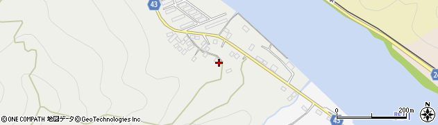 愛媛県大洲市長浜町沖浦160周辺の地図