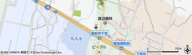 福岡県豊前市千束256周辺の地図