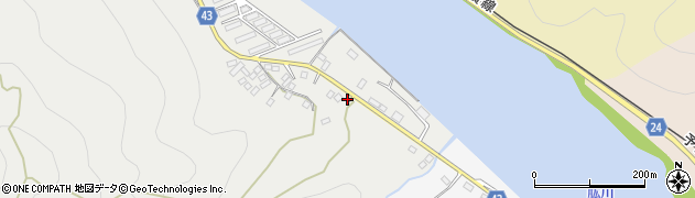 愛媛県大洲市長浜町沖浦144周辺の地図