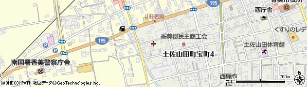 さんぱつ屋さん山田店周辺の地図
