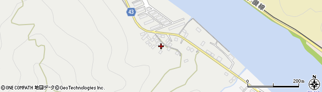 愛媛県大洲市長浜町沖浦118周辺の地図