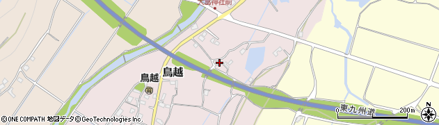 福岡県豊前市鳥越612周辺の地図