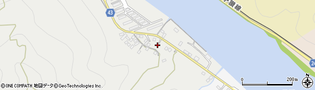 愛媛県大洲市長浜町沖浦154周辺の地図