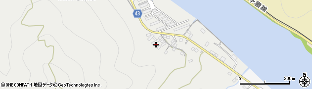 愛媛県大洲市長浜町沖浦114周辺の地図