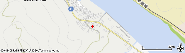 愛媛県大洲市長浜町沖浦108周辺の地図