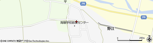 徳島県海陽町（海部郡）野江（西ノ内）周辺の地図