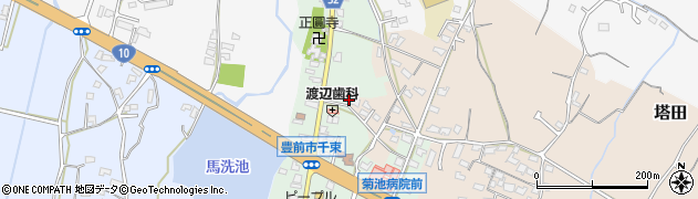 福岡県豊前市千束1117周辺の地図