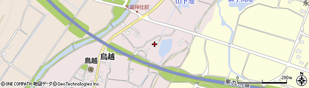 福岡県豊前市鳥越595周辺の地図