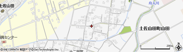 高知県香美市土佐山田町山田1586周辺の地図