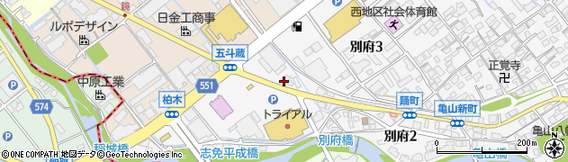 資さんうどん 志免町店周辺の地図