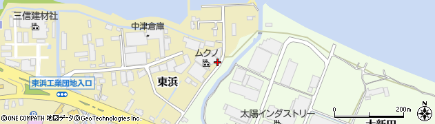 株式会社ムクノ　中津本社冷凍事業部周辺の地図