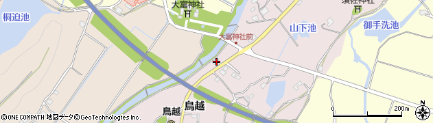 福岡県豊前市鳥越458周辺の地図