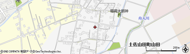 高知県香美市土佐山田町山田1663周辺の地図