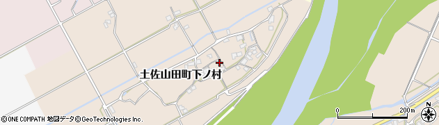 高知県香美市土佐山田町下ノ村480周辺の地図