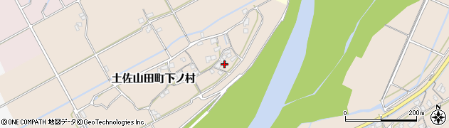 高知県香美市土佐山田町下ノ村311周辺の地図