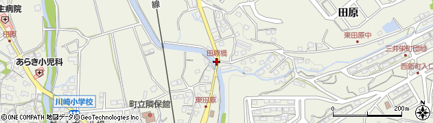田原橋周辺の地図