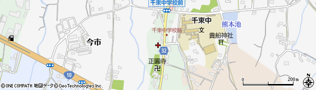 福岡県豊前市千束224周辺の地図