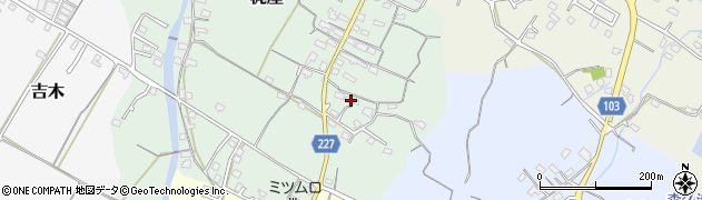 福岡県豊前市梶屋129周辺の地図