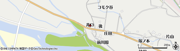 徳島県海陽町（海部郡）多良（井口）周辺の地図