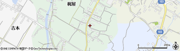 福岡県豊前市梶屋120周辺の地図