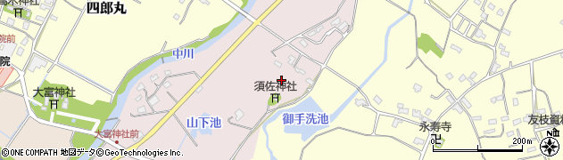 福岡県豊前市鳥越696周辺の地図