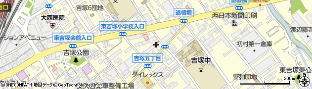 福岡東吉塚郵便局 ＡＴＭ周辺の地図