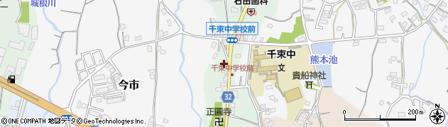 福岡県豊前市千束221周辺の地図
