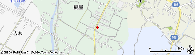 福岡県豊前市梶屋119周辺の地図