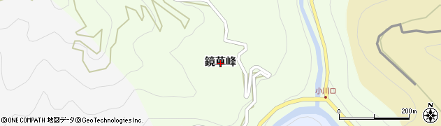 高知県高知市鏡草峰周辺の地図