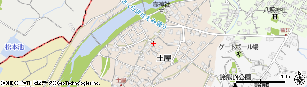 福岡県吉富町（築上郡）土屋周辺の地図