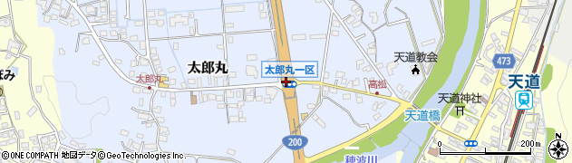 太郎丸一区周辺の地図