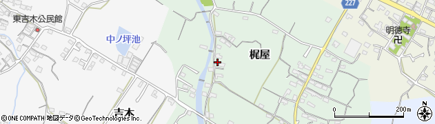 福岡県豊前市梶屋249周辺の地図