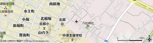 大分県中津市大塚121-1周辺の地図