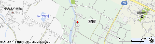 福岡県豊前市梶屋250周辺の地図