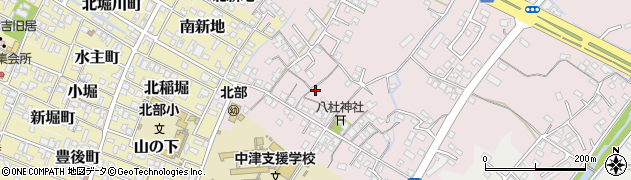 大分県中津市大塚154周辺の地図