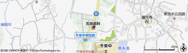 福岡県豊前市千束294周辺の地図