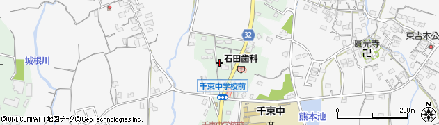 福岡県豊前市千束290周辺の地図