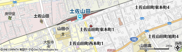 男爵山田駅前店周辺の地図