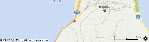 愛媛県大洲市長浜町沖浦2248周辺の地図