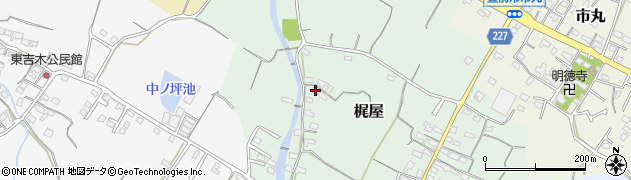 福岡県豊前市梶屋253周辺の地図