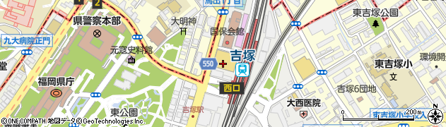 えきマチ１丁目吉塚周辺の地図