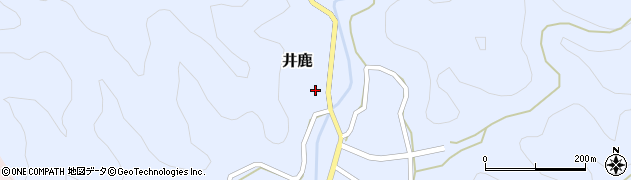 和歌山県東牟婁郡那智勝浦町井鹿周辺の地図